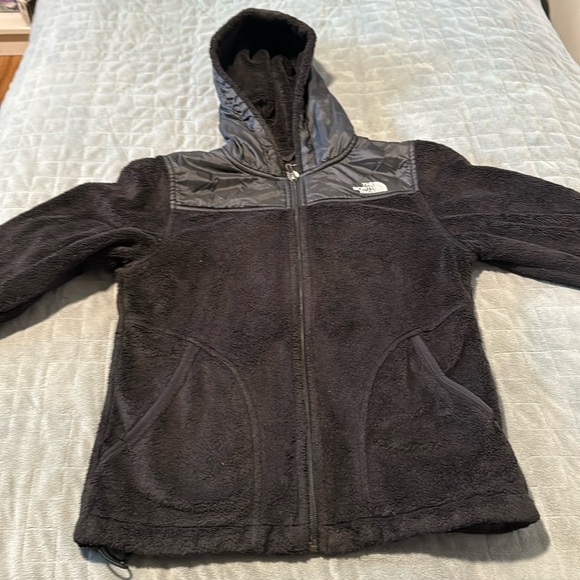 Vintage The North Face Jacket, Black, Fleece, Hooded, Pockets, Size S - Picture 2 of 10